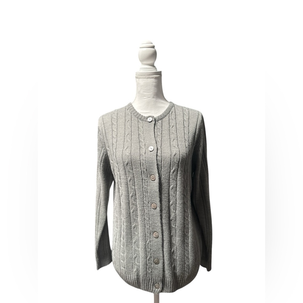 Turtle Bay New York‎ Gray Cable Knit Women's Sweater